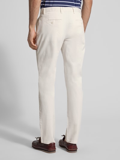 Tommy Hilfiger Chinosy o kroju regular fit z mieszanki bawełny model 'Denton' Gliniany 5