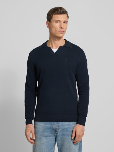 Marc O'Polo Regular Fit Pullover aus reiner Baumwolle Marine 4