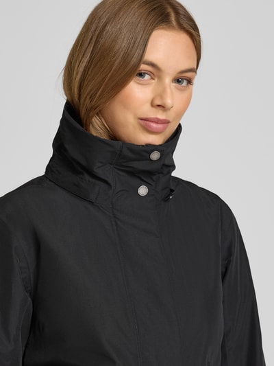 Didriksons Parka met afneembare capuchon, model 'INDRA' Zwart - 3