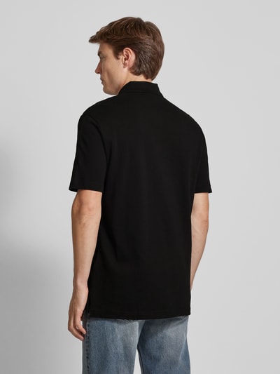 ARMANI EXCHANGE Regular Fit Poloshirt mit Label-Stitchings Black 5