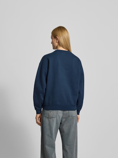 Anine Bing Oversized Sweatshirt mit Logo-Detail Dunkelblau 5