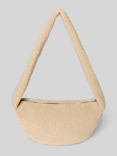 STUDIO NOOS Torebka na długim pasku z detalem z logo Złamany biały 4