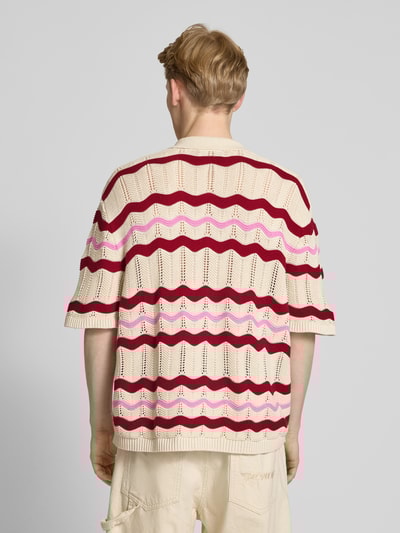 Review X MATW Regular fit vrijetijdsoverhemd met reverskraag Ecru gemêleerd - 5