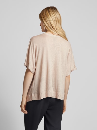 Stefanel Oversized T-shirt met ronde hals Zilver - 5