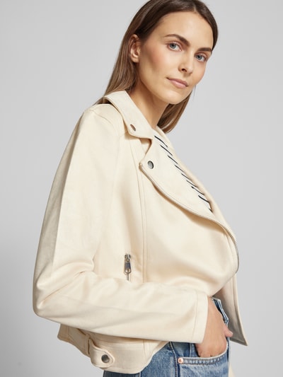 Vero Moda Jacke mit Reverskragen Modell 'VMJOSE' Beige 3