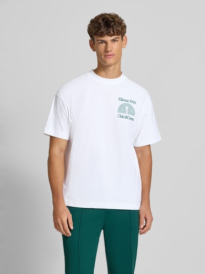 Ellesse T-Shirt mit Rundhalsausschnitt Modell 'CLUB DI CORSA' Weiss 4