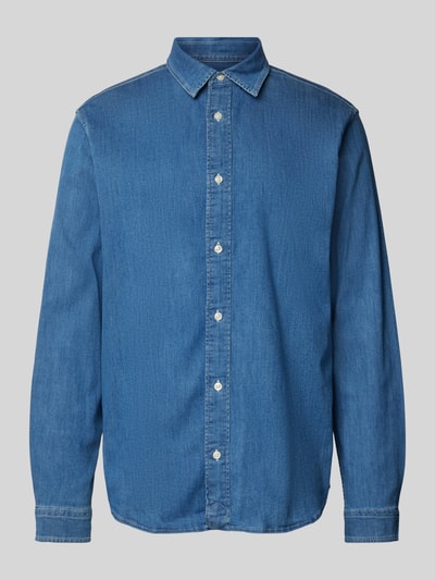 Jack & Jones Premium Jeansoverhemd met kentkraag, model 'REGENT' Blauw - 2