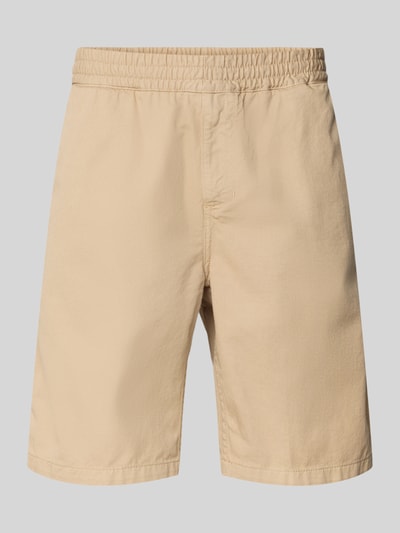 Carhartt Work In Progress Shorts mit elastischem Bund Modell 'FLINT' Beige 2