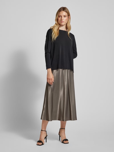 Christian Berg Woman Shirt met lange mouwen met oversized schouders Zwart - 1