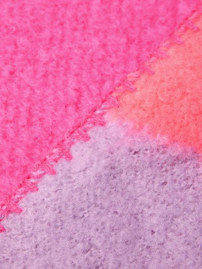 Kurt Beines Schal im Colour-Blocking-Design Pink 2