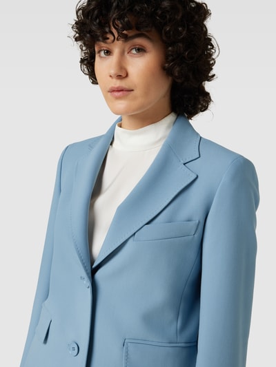 Weekend Max Mara Blazer mit Reverskragen und Paspeltasche am Gesäß Hellblau 3