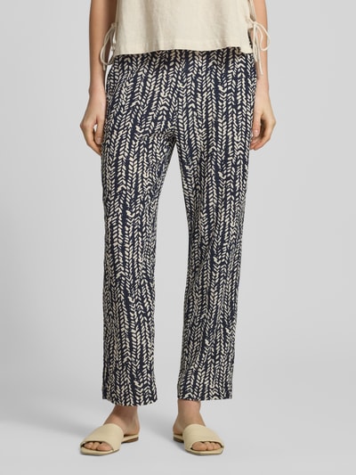 Raphaela By Brax Cropped Regular Fit Hose Modell 'LIVIA' Marine 4