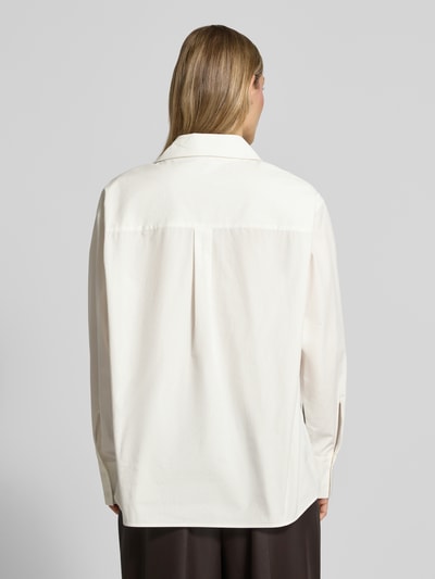 Essentiel Antwerp Oversized Hemdbluse aus reiner Baumwolle Modell 'JOMATO' Weiss 5