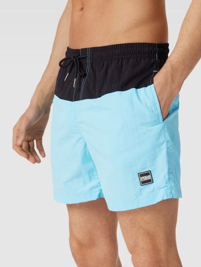 URBAN CLASSICS Badehose in Two-Tone-Machart Bleu 3