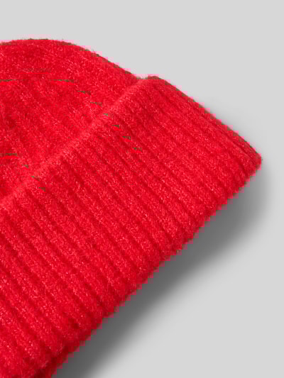 American Vintage Strickmütze mit breitem Bund Modell 'EAST' Rot 2