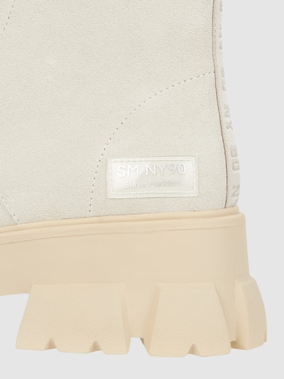 Steve Madden Leren boots, model 'Tanker' Beige - 2