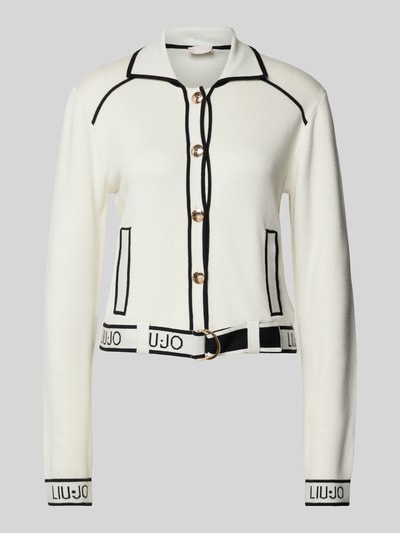 LIU JO SPORT Cardigan met riem Offwhite - 2