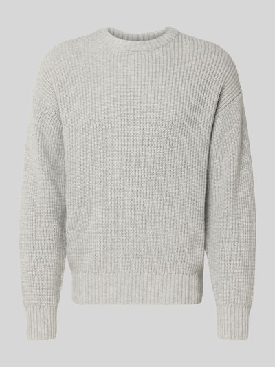 JAKE*S STUDIO MEN Gebreide pullover met ronde hals Lichtgrijs gemêleerd - 2