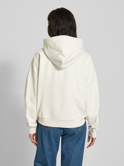 BOSS Orange Hoodie mit Label-Stitching Modell 'Ehoody' Offwhite 5