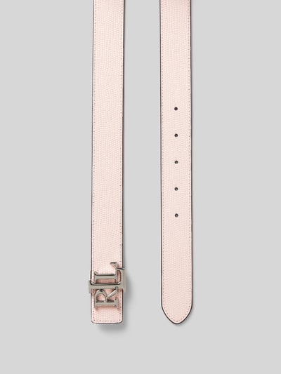 Lauren Ralph Lauren Leren riem met labelapplicatie Rosé - 3