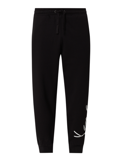 KARL KANI Sweatpants mit Logo-Stickerei  Black 2