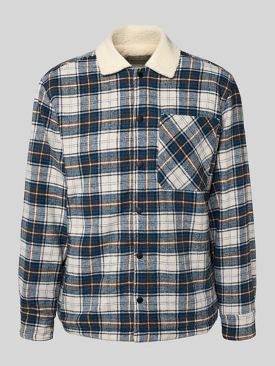Jack & Jones Regular Fit Hemdjacke mit Futter aus Teddyfell Modell 'ZAC' Offwhite 2