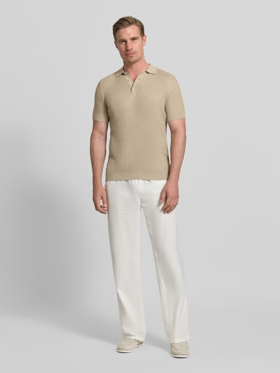 Antony Morato Slim Fit Poloshirt aus Viskose-Mix Beige 1