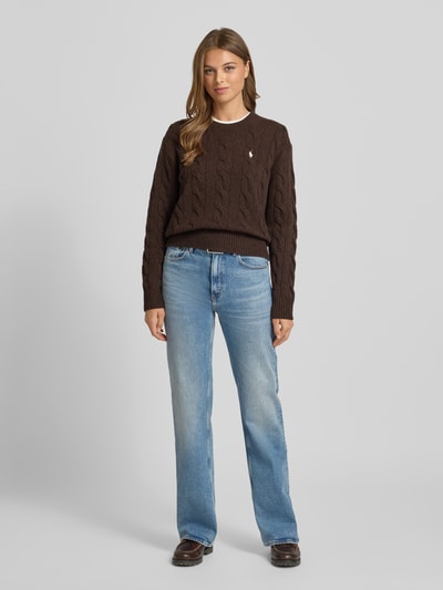 Polo Ralph Lauren Bootcut Jeans im Used-Look Jeansblau 1