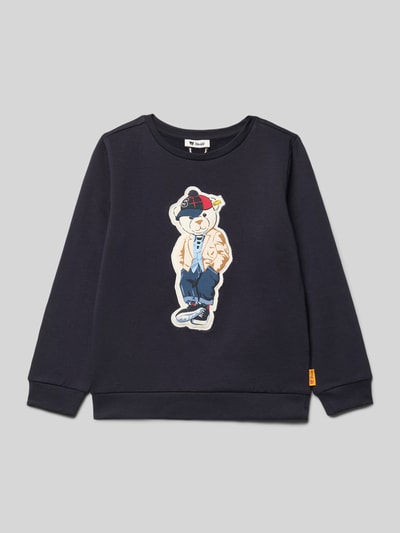 Steiff Bluza z nadrukiem z motywem Granatowy 1