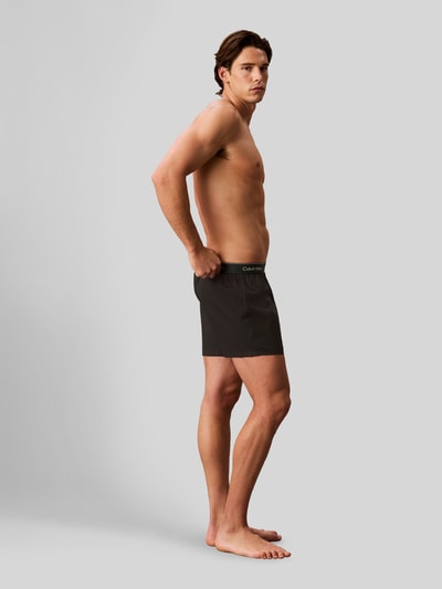 Calvin Klein Underwear Regular Fit Boxershorts aus Baumwoll-Mix im 3er-Pack Black 3