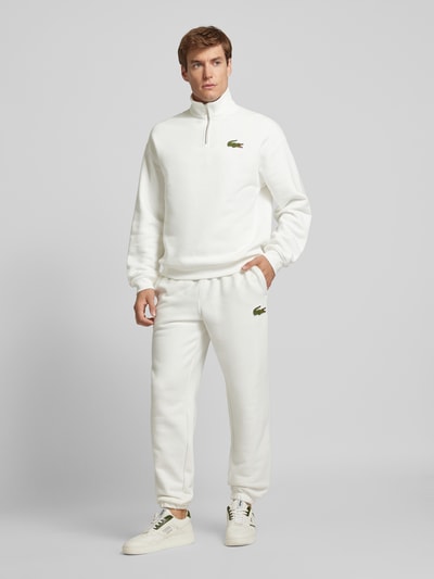 Lacoste Sweatpants mit Logo-Patch Weiss 1