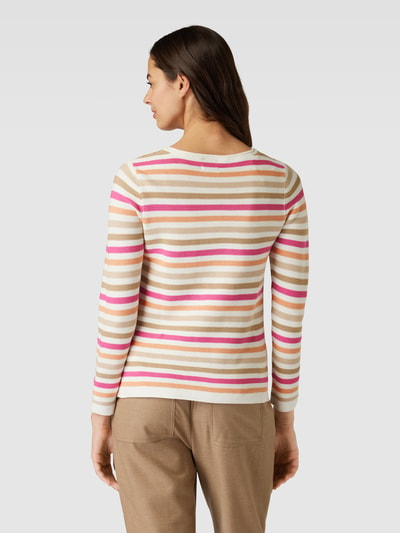 Tom Tailor Gebreide pullover met ronde hals Felroze - 5