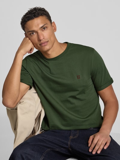Les Deux T-shirt met ronde hals, model 'Norregaard' Donkergroen - 3