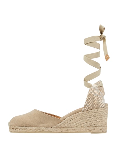 Castañer Wedges aus Textil Modell 'Carina' Sand 3