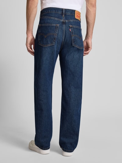Levi's® Loose straight fit jeans met steekzakken Donkerblauw - 5