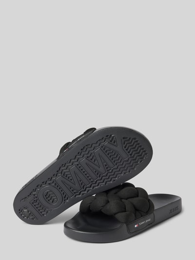 Tommy Hilfiger Slides mit Zopfmuster Black 3