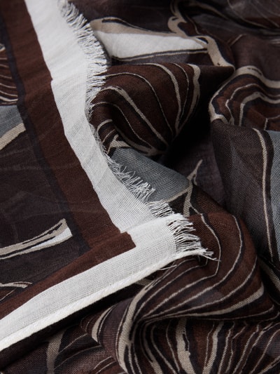 Marc O'Polo Chusta z mieszanki modalu i bawełny Jasnoszary 2