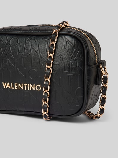 VALENTINO BAGS Umhängetasche mit Label-Strukturmuster Modell 'RELAX CHAIN' Black 2