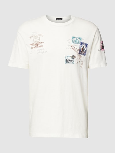 Replay T-Shirt mit Motiv-Print Weiss 2