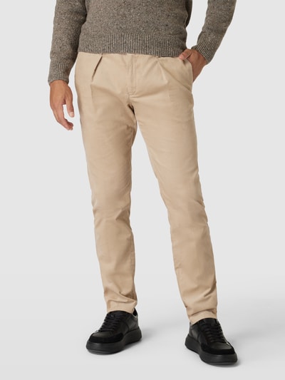 Profuomo Chino met paspelzakken Middenbruin - 4