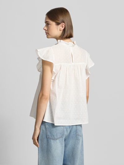 ONLY Regular Fit Blusentop aus reiner Baumwolle Modell 'KATTI' Offwhite 5