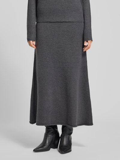 Christian Berg Woman Strickrock mit elastischem Bund Dunkelgrau 4