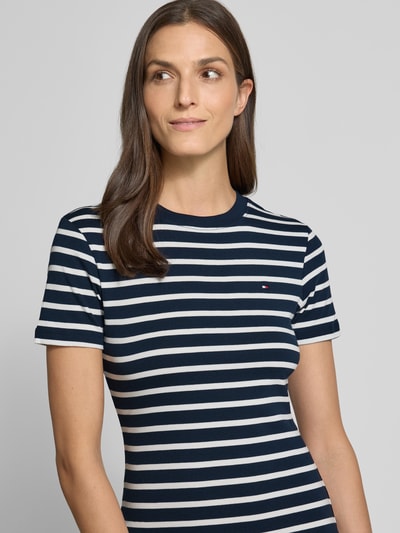 Tommy Hilfiger Getailleerde mini-jurk van puur katoen Marineblauw - 3