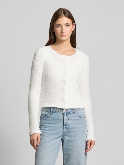 Gina Tricot Cardigan mit Rundhalsausschnitt Offwhite 4