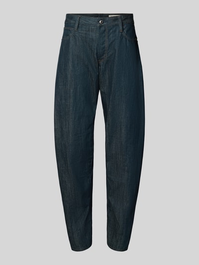 Produktfoto, dunkelblaue Loose Fit Jeans aus reiner Baumwolle im von G-Star RAW, strukturierte Oberfläche, lässiger Schnitt, Damen Wide & Loose Fit Jeans.