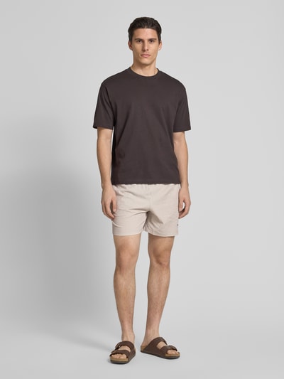 Barbour Shorts mit elastischem Bund und Eingrifftaschen Sand 1