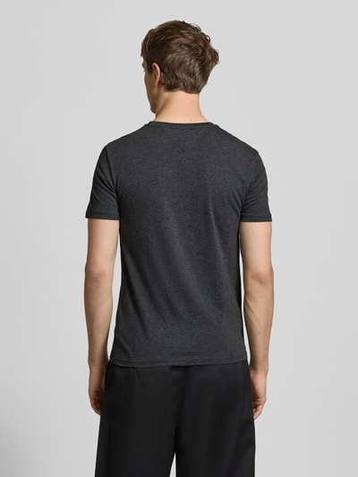 Tommy Jeans Slim Fit T-Shirt aus Baumwoll-Mix Modell 'JASPE HERITAGE' Black 5