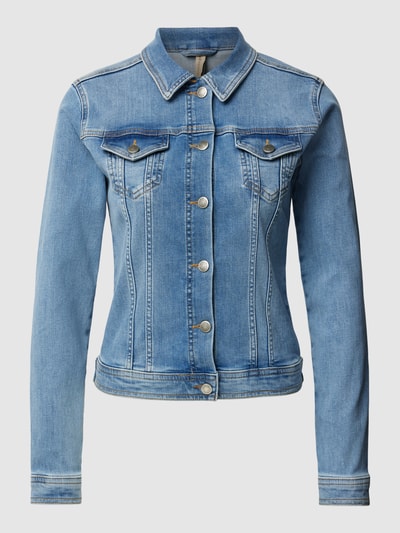 Soyaconcept Jeansjacke mit Umlegekragen Modell 'Kimberly' Jeansblau 2