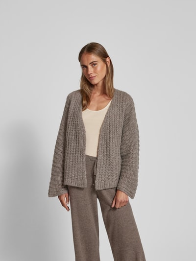 Juvia Cardigan in Strick-Optik Taupe 4