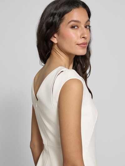 BOSS Minikleid mit Kappärmeln Modell 'Dileky' Offwhite 3